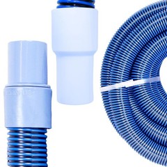 Pool Vacuum Hose 40 Foot Spiral Wound Swivel Cuff Kink Resistant Heavy Duty