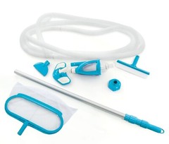 Intex Deluxe Cleaning Maintenance Swimming Pool Kit with Vacuum and Pole | 28003