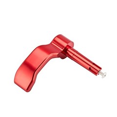Thumb Throttle Lever Aluminum Replacement Compatible with Polaris Red