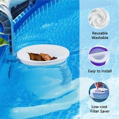 40 Pack Pool Skimmer Socks Filter Baskets for In-Ground and Above Ground Pools