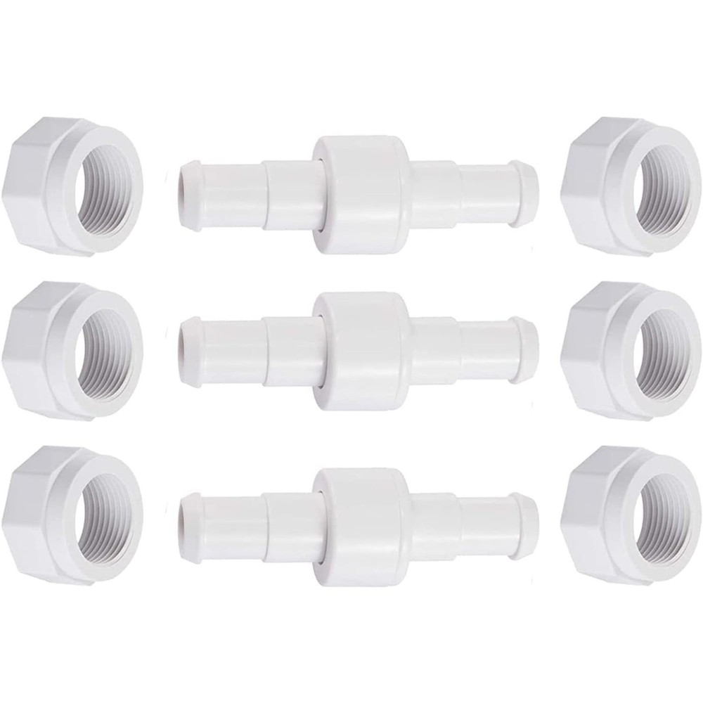 D20 Hose Swivel w/ D15 Nut Replacement Fits 180 280 380 Pool Cleaner Parts USNew
