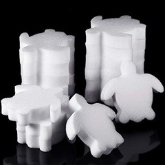 16 Pieces Oil Absorbing Sponge for Hot Tub Swimming Pool and White Turtle