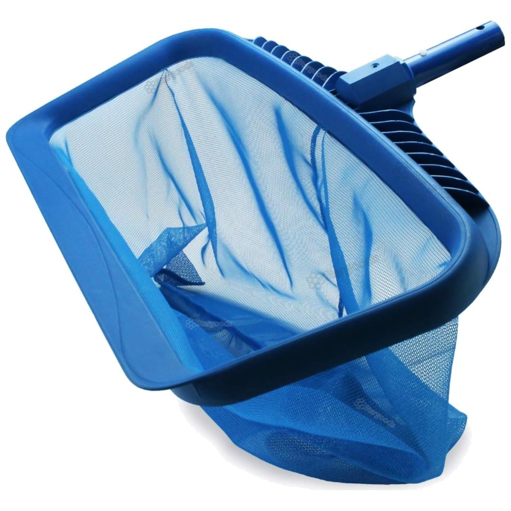 20&Prime; Pool Skimmer Net – Heavy-Duty Deep Bag Leaf Rake