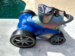 For Repair or Parts Pentair Racer Pressure Side Inground Pool Cleaner w/ Bag