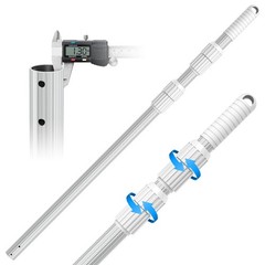UPGRADED Pool Pole 15 Foot Telescopic Swimming Pool Poles,Telescopic Pool Cle…