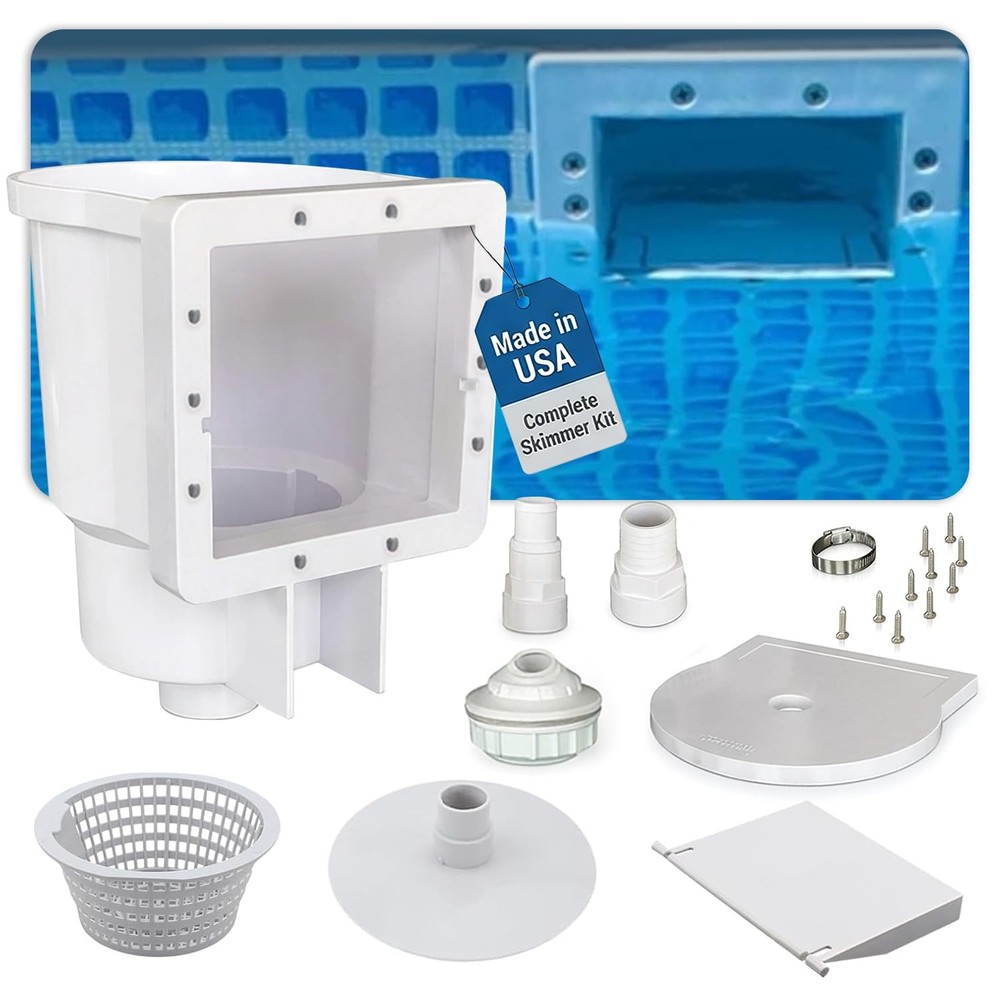 Jed Pool Tools Above Ground Pool Skimmer – Made In Usa Square Mouth