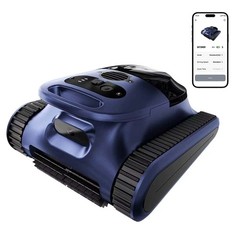 SEAUTO Robotic Pool Cleaner Cordless Wall Climbing Pool Vacuum for Inground Pool