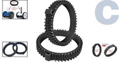 Suction-Powered Pool Cleaner Tire Kit – Durable & Efficient 2 Pack Replacement