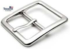 1Pc 1.5 Inches Single Prong Belt Buckle Square Center Bar Buckles Leather Craft