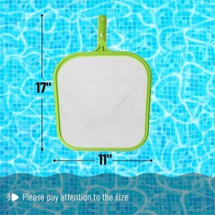 Large Surface Area Pool Skimmer Net – Easily Maneuverable & Light Weight