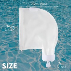 Polaris 280 Pool Cleaner Bags Replacement with Zipper Parts for Pool Cleaning