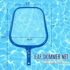 Pool Skimmer Net with Sturdy Plastic Frame – Easy Clean for Spas & Pools