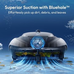 BuSwift 320P Robotic Pool Cleaner, Hydro Dynamic Design, Pool Vacuum with 4072
