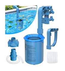 Upgrade Above Ground Pool Skimmer Comes with 3 Socks, Anti-tilt Wall Mount Su…