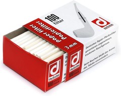 100-Piece 3Mm Paper Pipe Filters – German Quality