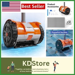 2025 Automatic Pool Cleaner: Hassle-Free Maintenance with 39.6ft Heavy-Duty Hose