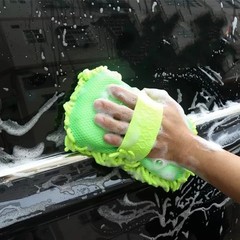 Microfiber Car Washer Sponge Cleaning Car Care Detailing Brushes Washing Towel