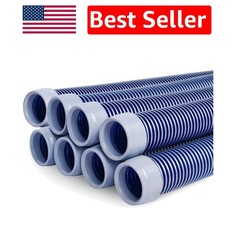 Durable 1.5-inch Pool Vacuum Cleaner Hoses – 8-Piece Set for Efficient Cleaning