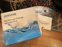 Pool Whale Triangle Pool Vacuum Head with Swivel, 11&Prime; Wide Swimming Pool Clean