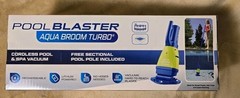 Pool Blaster Aqua Broom TURBO Rechargeable Pool & Hot Tub Cordless Vacuum Opnbox