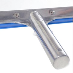 NEW 18&Prime; Swimming Pool Cleaning Brush Algae Floor Wall Brush Head Aluminum Back