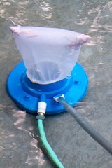 Poolmaster 28300 Big Sucker Manual Swimming Pool Debris Leaf Vacuum ~ Blue