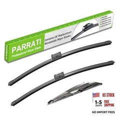 Windshield Wiper Blades for GMC Acadia 2007-2012, 3 Pack | 24/21 Inch Front