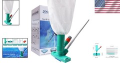 Efficient Portable Pool Cleaner – No Electricity Needed, 6 Sections of 56.5&Prime;