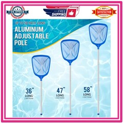 Tavaleu Deep Pool Skimmer Net with Reinforced Frame for Leaf and Debris Removal