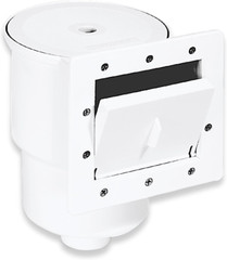 Swimline HYDROTOOLS Standard ABS Thru-Wall Skimmer Kit, White – Includes Return