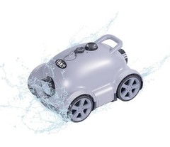 Hinice Cordless Robotic Pool Cleaner, Automatic Pool Vacuum Robot (Grey) 2152 sq