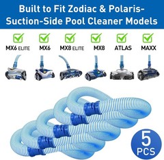 Easy Twist Lock 39-Inch Pool Vacuum Hose Set for Zodiac MX6 & MX8 Cleaners