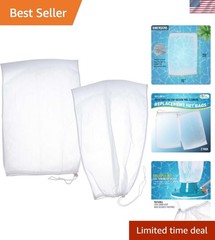 16&Prime; x 20&Prime; Leaf Vacuum Filter Bags – 2 Pack for Efficient Pool Cleaning