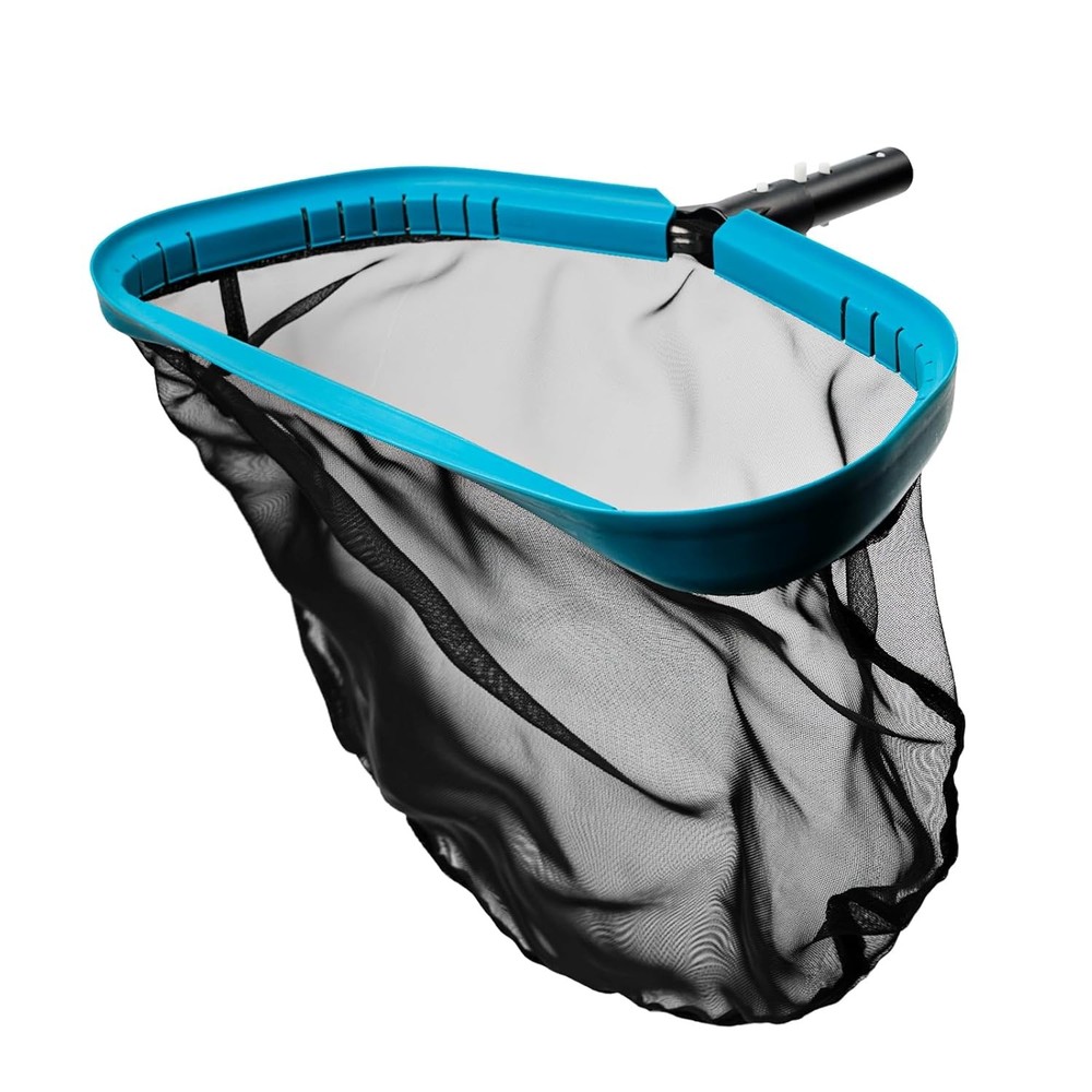 Aluminum Frame Pool Skimmer Net Rake with Ultra Fine Mesh Nylon Pool Cleaning