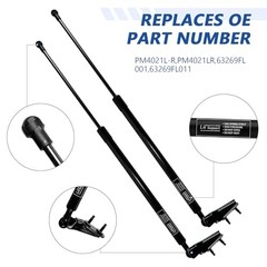 PM4021LR Tailgate Struts for Subaru Crosstrek 2018-2023 2.0L 2.5L Bracket