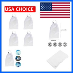 4 Pcs Pool Vacuum Replacement Mesh Bag Pool Cleaner Bags Drawstring Fine Mesh…