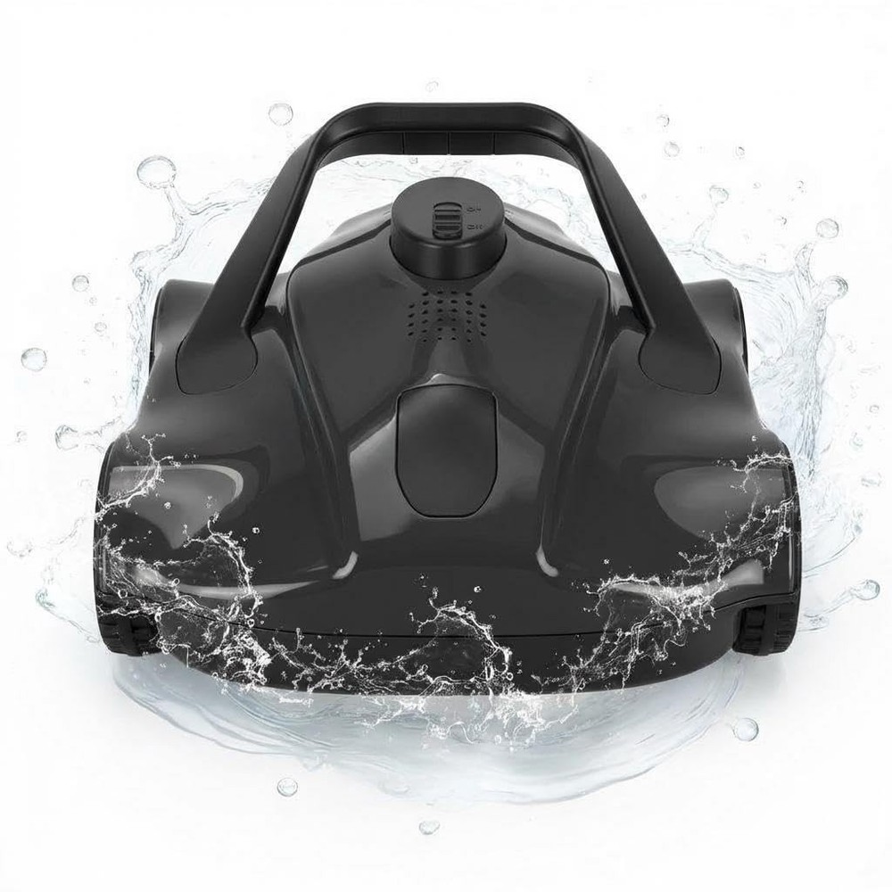 Battery Powered Pool Vacuum Robot 130Min Runtime for Above Ground Pools 860Sq.Ft