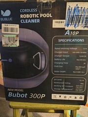 Cordless Robotic Pool Vacuum – Pool Cleaner for Above Ground/In-ground Pools