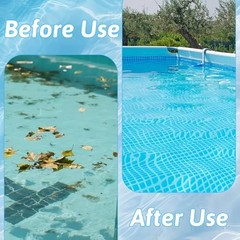 Larrel 4PCS Pool Vacuum Replacement Mesh Bag, Pool Vacuum Filter Bag, 12.6×9