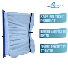 1 PAIR Filter Bag Replacement For DuraMAX Duo Robotic Pool Washable, Reusable