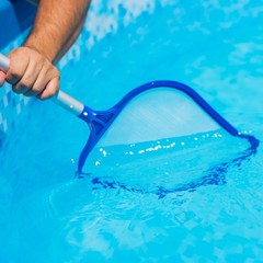 Lightweight Pool Skimmer Net For Easy Debris Cleaning In Pools And Spas