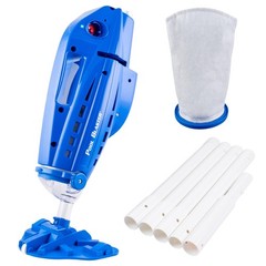 Millennium Cordless Pool Vacuum for Above Ground Pools w/Pole Set, High Capac…