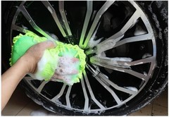 Microfiber Car Washer Sponge Cleaning Car Care Detailing Brushes Washing Towel
