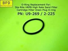 Pentair Sta Rite Cartridge Filter Drain Plug O-ring U9-269