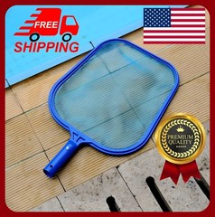 Professional Swimming Pool Leaf Skimmer Net Ultra Fine Mesh Pool Spa Pond Cleane