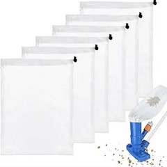 6pc Replacement Mesh Bag 9×12.2 in swimming Pool leaf vacuum net