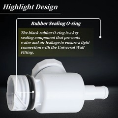 Aftermarket D29 UWF Wall Fitting & Pressure Relief Valve for Polaris 180/280/380