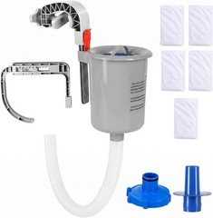 Above Ground Pool Skimmer with Adjustable Wall Mount, Durable Material for Intex