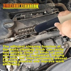 Car Parts Washer Brush – Bullet Head Parts Cleaning Brush – Beige