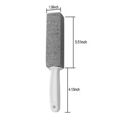 4 Pack Toilet Pumice Stone with Handle, Pumice Stone Toilet Bowl Cleaner Pumice